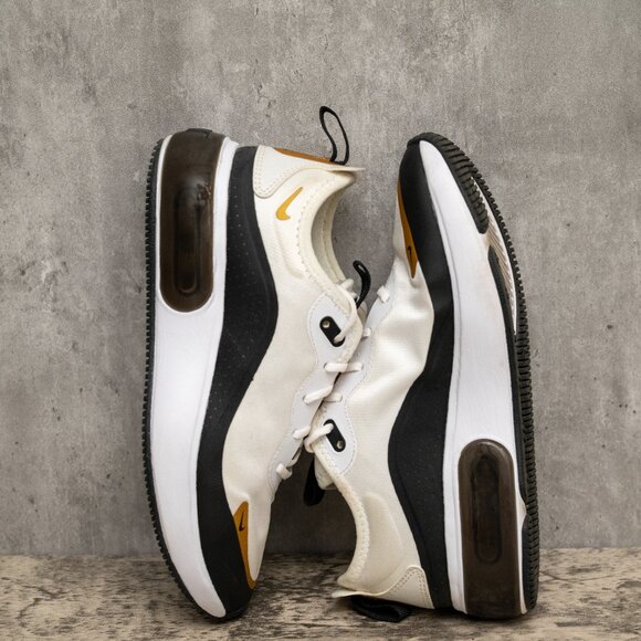 Womens Air Max Dia White/Black/Gold, Size 6.5 - Picture 4 of 5